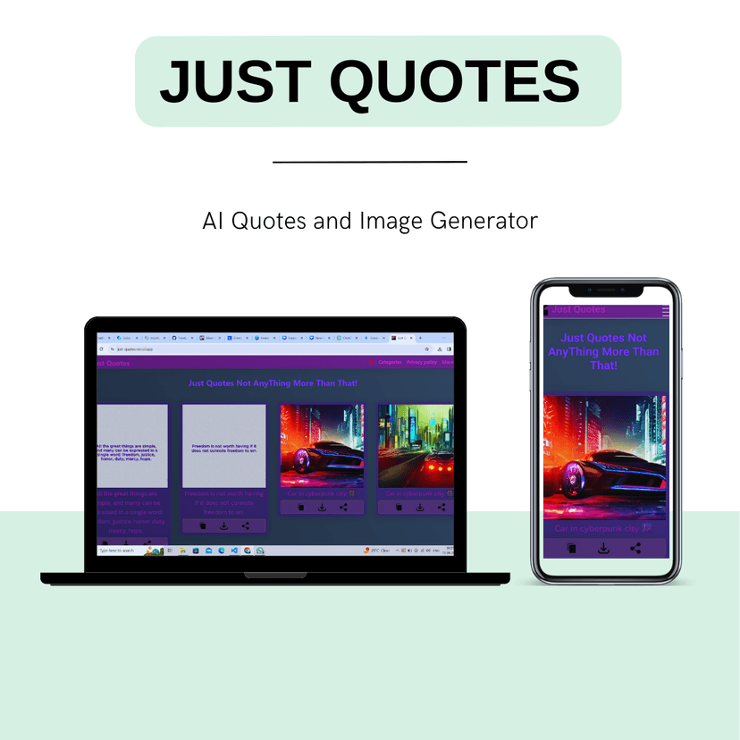 JUST QUOTES